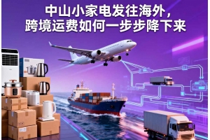 中山小家電發往海外，跨境運費如何一步步降下來