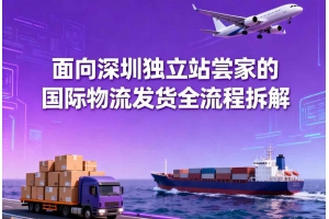 面向深圳獨立站賣家的國際物流發貨全流程拆解