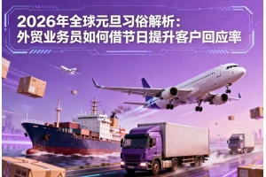 2026年全球元旦習俗解析：外貿業務員如何借節日提升客戶回應率